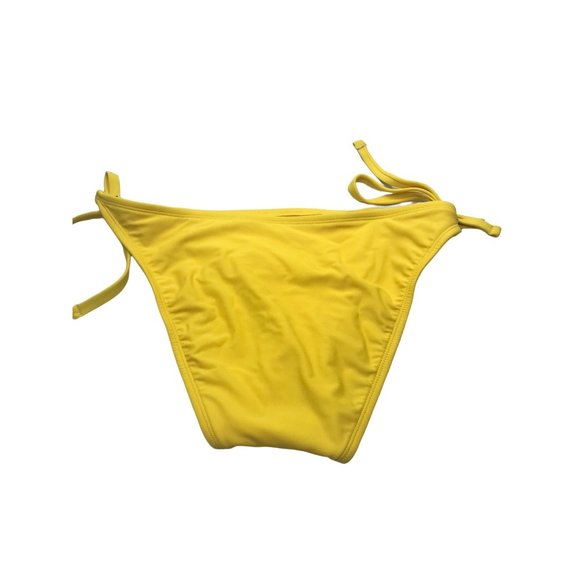 Shade And Shore Women's Size Large 12-14 Side Tie Cheeky Bikini Swim Bottom - Picture 2 of 8